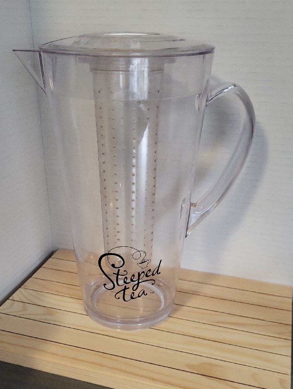 Steeped Tea Clear Infuser Jug  Pitcher